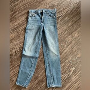 Old Navy Flex Taper med wash jeans size 12 with adjustable waistband.